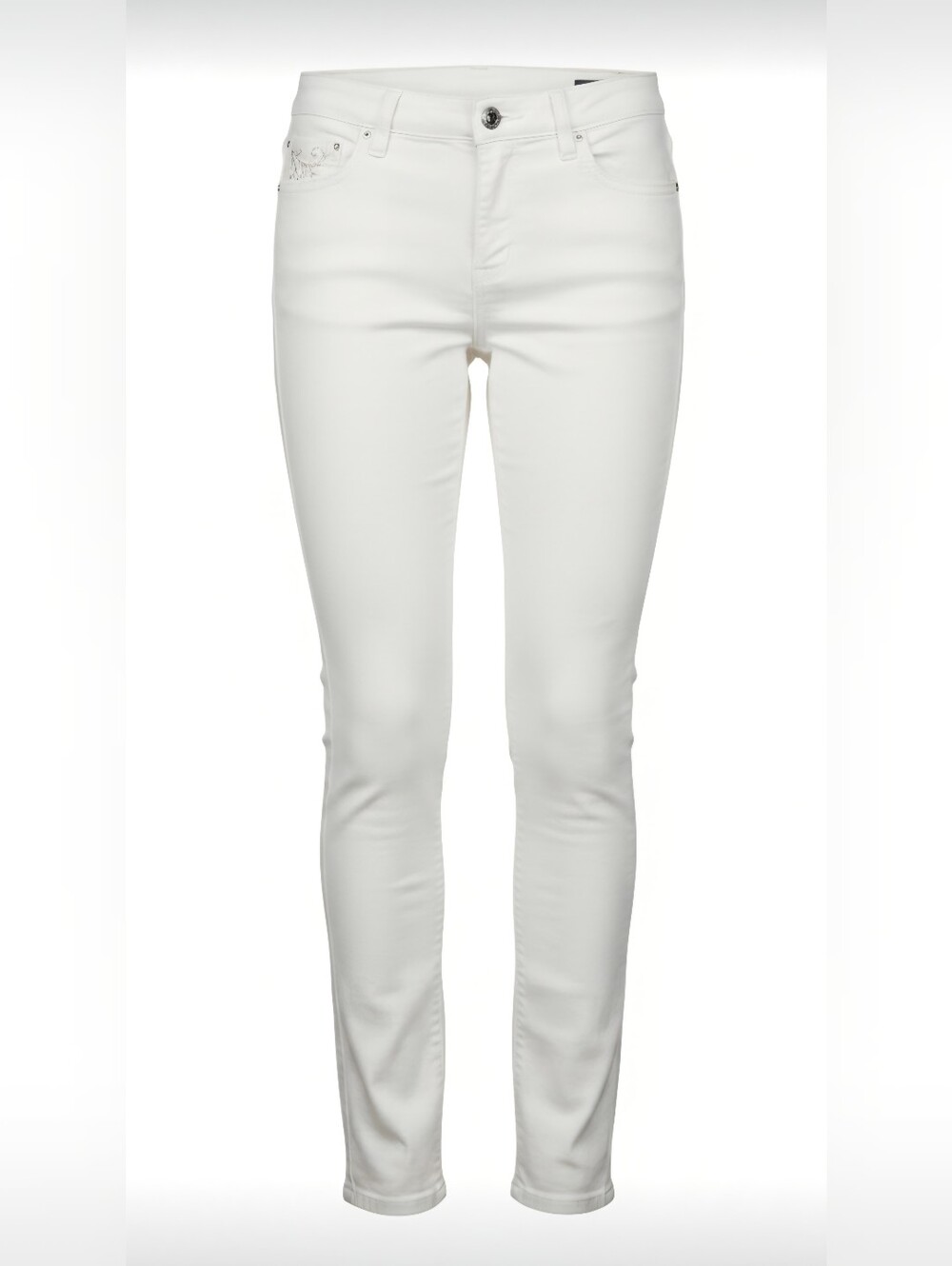 White House Black Market Women's White Slim Jeans